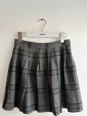 Plaid Pleated Skirt